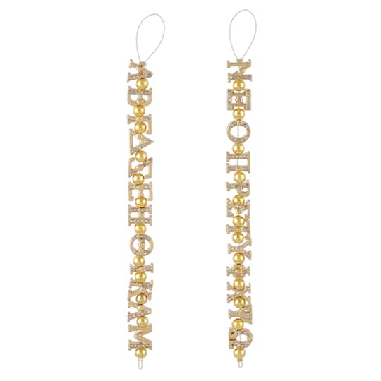 9mm Crystal-Studded Metal Greek Alphabet Beads, 24ct. by Bead Landing™